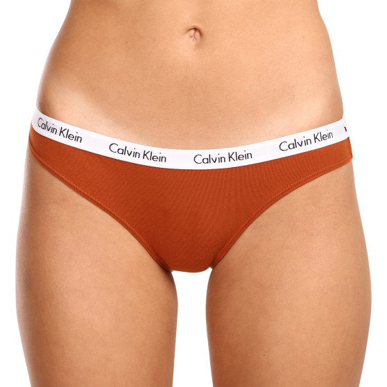 3PACK mutandine donna Calvin Klein multicolore (QD5146E-HVT)