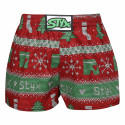 Boxer per bambini Styx art classic elastic Christmas knitted (J1658)