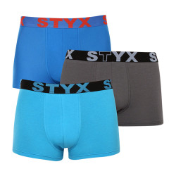 3PACK boxer uomo Styx sport elastico oversize multicolore (3R10379)