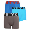 3PACK boxer bambino Styx sport elastico multicolore (3GJ10379)