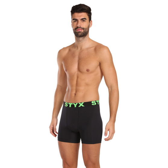 Boxer funzionali da uomo Styx nero (W962)