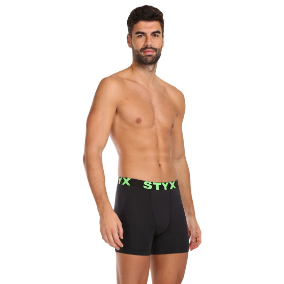 Boxer funzionali da uomo Styx nero (W962)