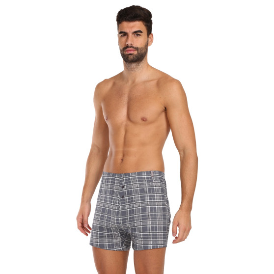 2PACK Boxer da uomo Molvy multicolore (KP-086-BBU)