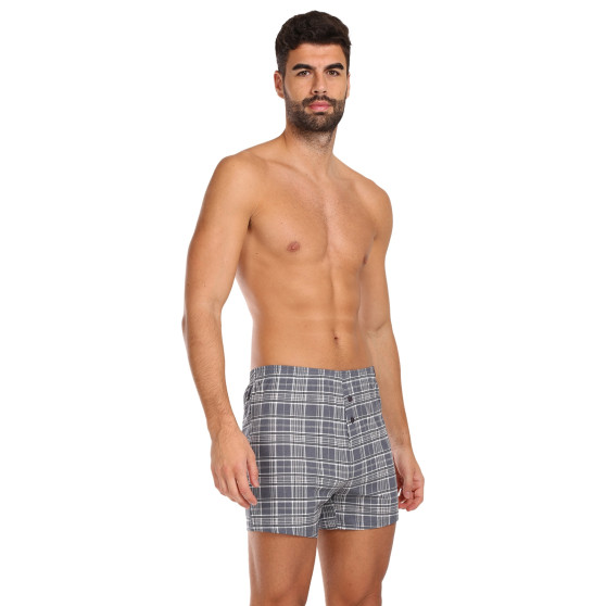 2PACK Boxer da uomo Molvy multicolore (KP-086-BBU)