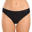 Perizoma donna Calvin Klein senza cuciture nero (D3428E-001)