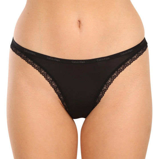 Perizoma da donna Calvin Klein nero (D3445E-001)