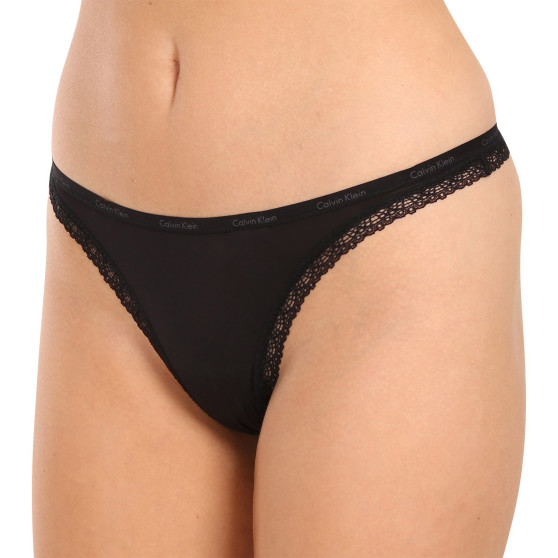 Perizoma da donna Calvin Klein nero (D3445E-001)