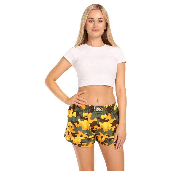 Boxer da donna Styx art classic rubber camouflage yellow (K1559)