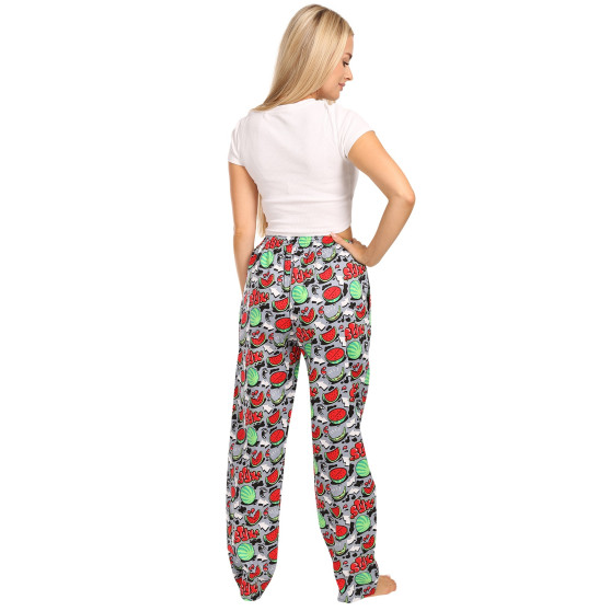 Pantaloni da notte da donna Styx meloni (DKD1459)