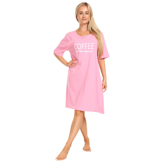 Camicia da notte donna Molvy rosa (AK-3486 B)