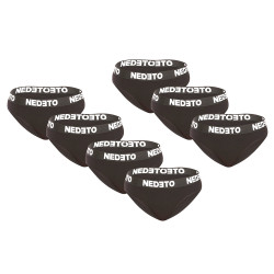 7PACK mutandine donna Nedeto nero (7NKB001)