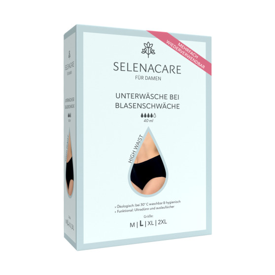 Slip per incontinenza Selenacura a vita alta (KAL201)