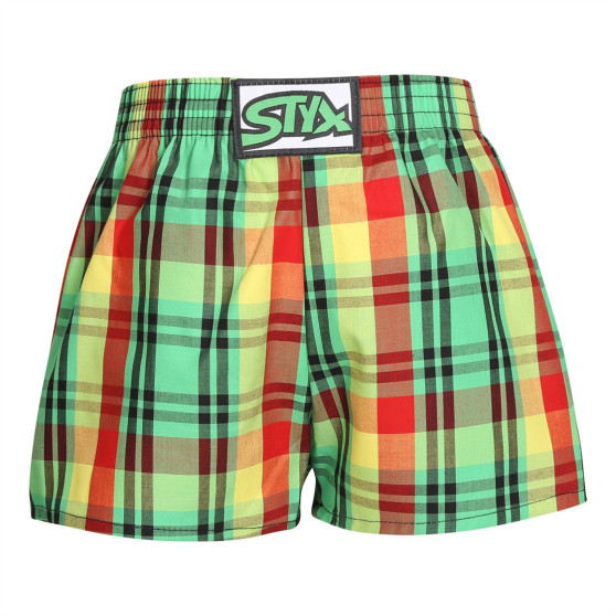 Boxer da bambino Styx classic elasticizzati multicolore (J1018)