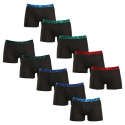 10PACK boxer da uomo Gianvaglia nero (021)