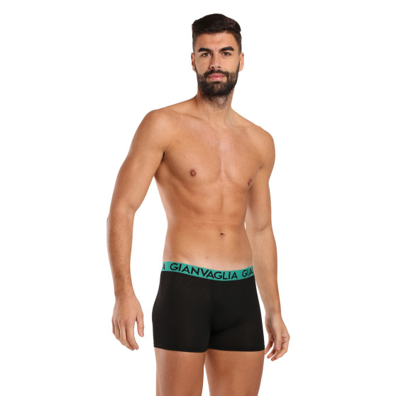 10PACK boxer da uomo Gianvaglia nero (021)