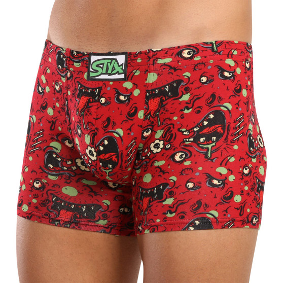 Boxer uomo Styx lungo arte classico zombie gomma (F1451)