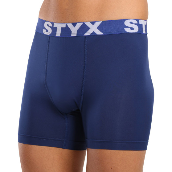 Boxer funzionali da uomo Styx blu scuro (W968)