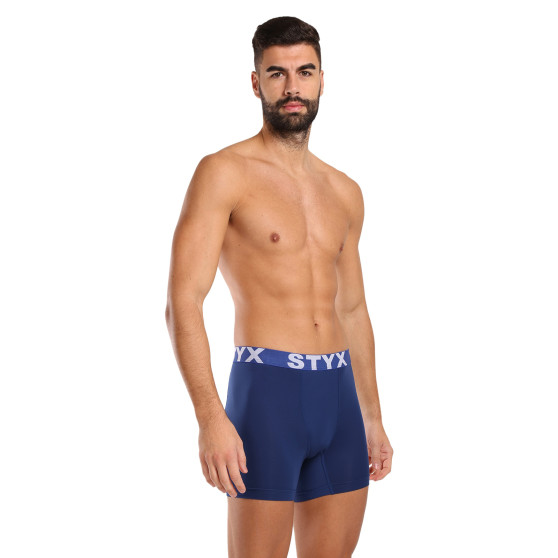 Boxer funzionali da uomo Styx blu scuro (W968)