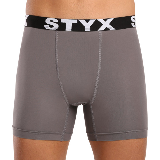 Boxer funzionali da uomo Styx grigio scuro (W1063)