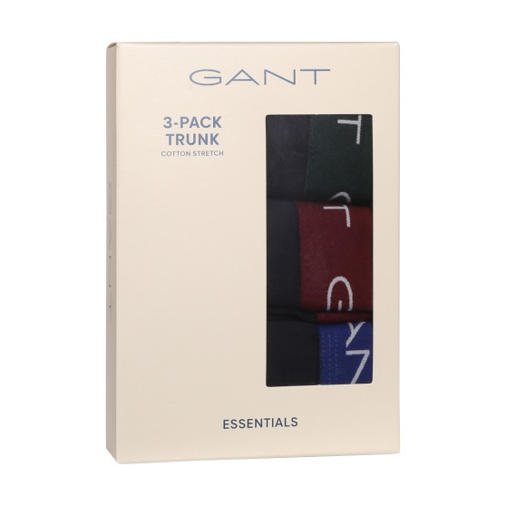 3PACK boxer uomo Gant blu (902333003-604)