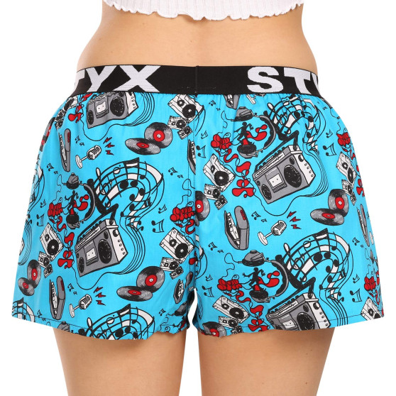 Boxer da donna Styx arte sport gomma musica (T1558)