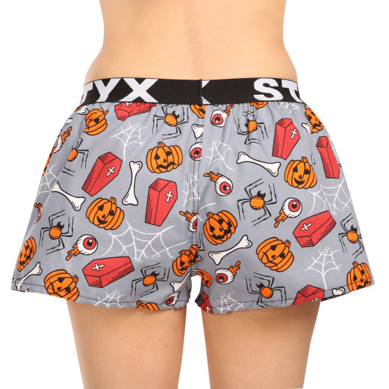 Boxer da donna Styx arte sport gomma bare Halloween (T1752)