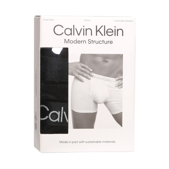 3PACK boxer da uomo Calvin Klein nero (NB2971A-7VI)