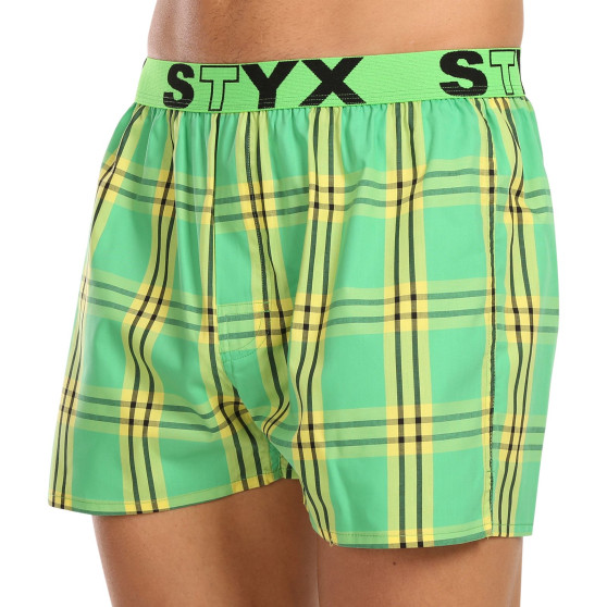 Boxer da uomo Styx sport elastico multicolore (B1011)