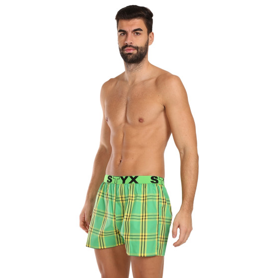 Boxer da uomo Styx sport elastico multicolore (B1011)