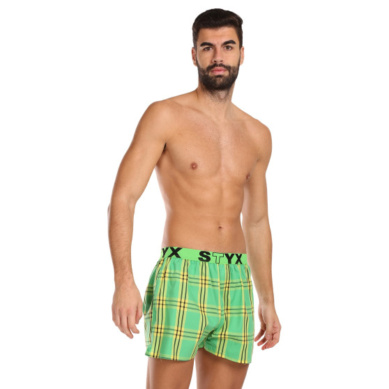 Boxer da uomo Styx sport elastico multicolore (B1011)