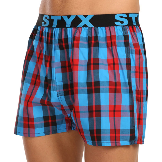 Boxer da uomo Styx sport elastico multicolore (B1013)