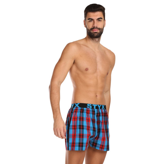 Boxer da uomo Styx sport elastico multicolore (B1013)