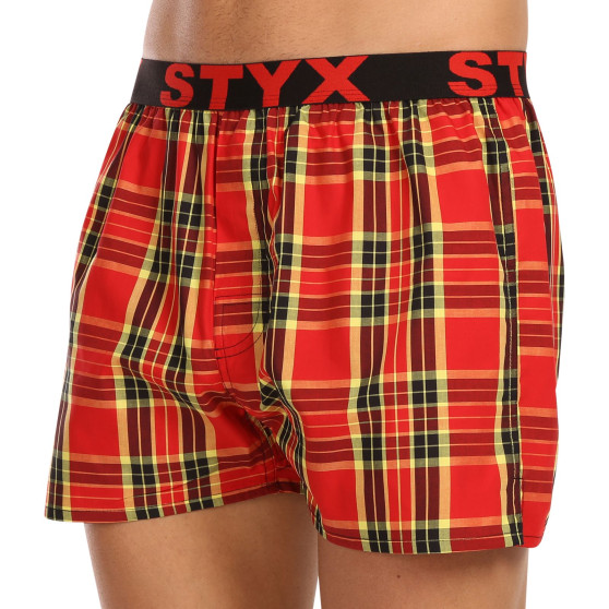 Boxer da uomo Styx sport elastico multicolore (B1014)