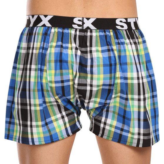 Boxer da uomo Styx sport elastico multicolore (B1017)