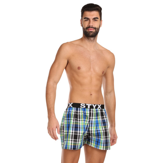 Boxer da uomo Styx sport elastico multicolore (B1017)