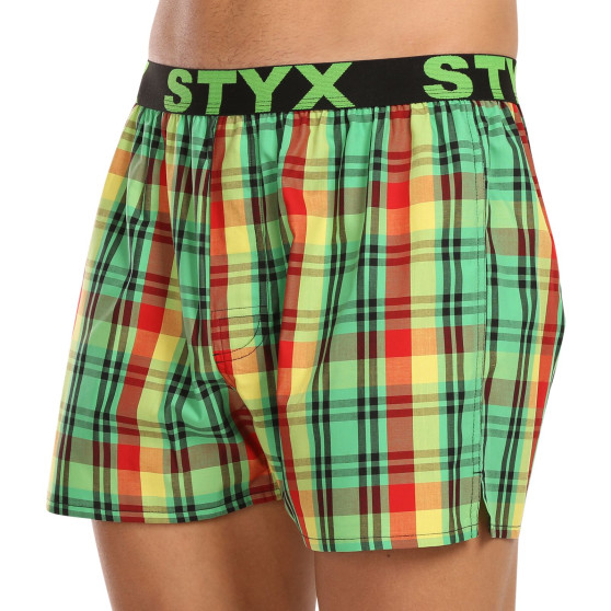 Boxer da uomo Styx sport elastico multicolore (B1018)