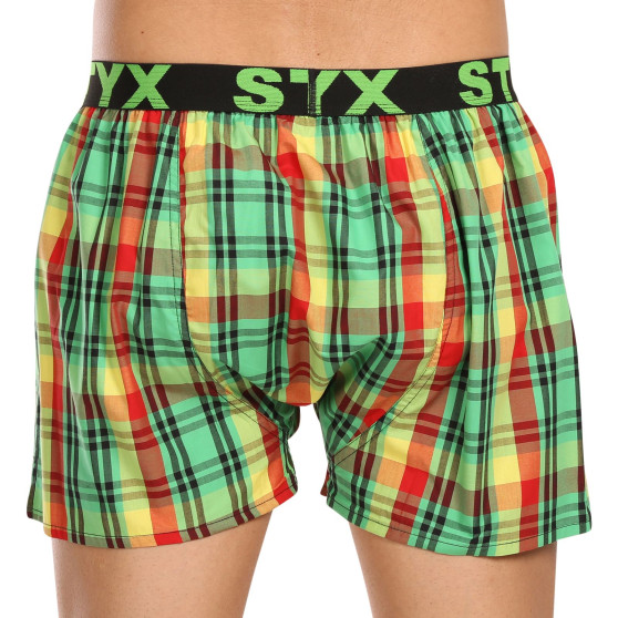 Boxer da uomo Styx sport elastico multicolore (B1018)