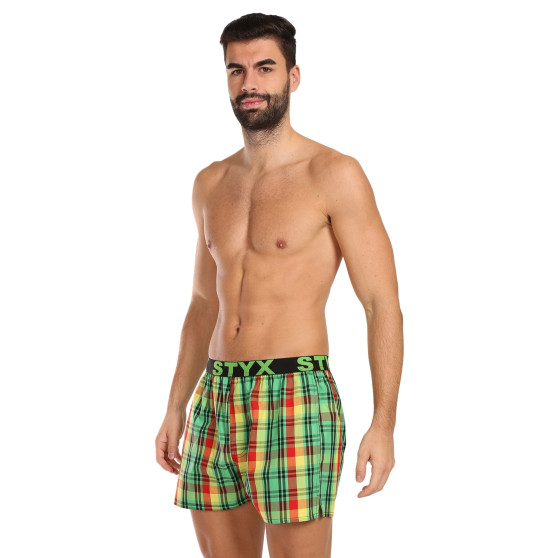 Boxer da uomo Styx sport elastico multicolore (B1018)