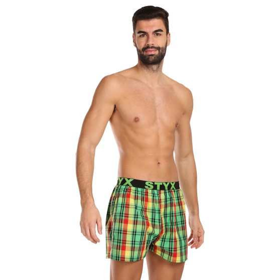 Boxer da uomo Styx sport elastico multicolore (B1018)