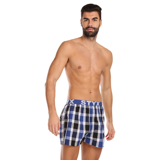 Boxer da uomo Styx sport elastico multicolore (B1019)