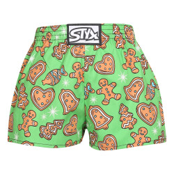 Boxer per bambini Styx art classic rubber christmas gingerbread (J1753)