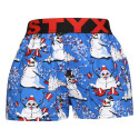 Bambini Boxer Styx arte sport gomma Natale pupazzi di neve (BJ1751)