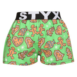 Bambini Boxer Styx arte sport gomma natale pan di zenzero (BJ1753)