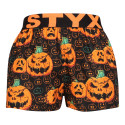 Boxer per bambini Styx arte sport gomma zucca Halloween (BJ1755)