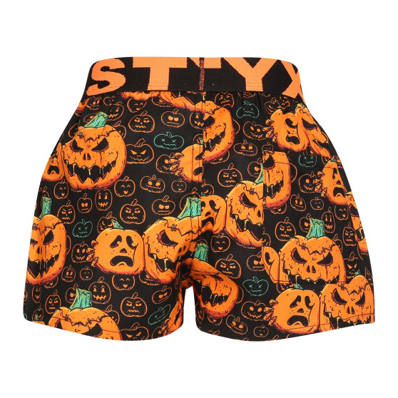 Boxer per bambini Styx arte sport gomma zucca Halloween (BJ1755)