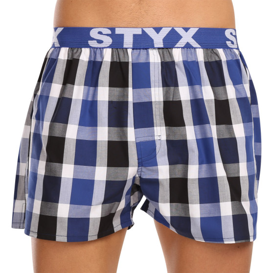 3PACK Boxer da uomo Styx sport elastico multicolore (3B11789)