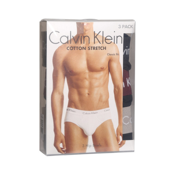 3PACK slip uomo Calvin Klein nero (U2661G-H54)