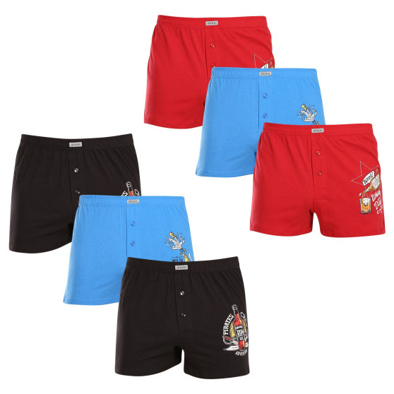 6PACK Boxer da uomo Andrie multicolore (PS 5777)