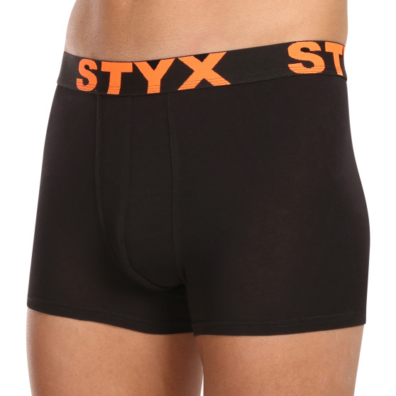 10PACK boxer uomo Styx sport elastico nero (10G9601)