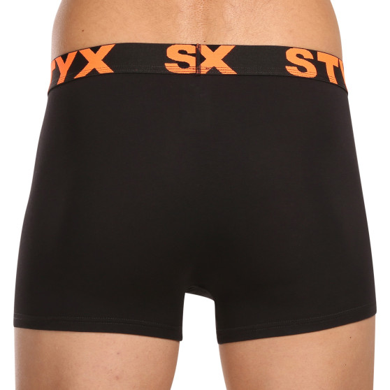 10PACK boxer uomo Styx sport elastico nero (10G9601)